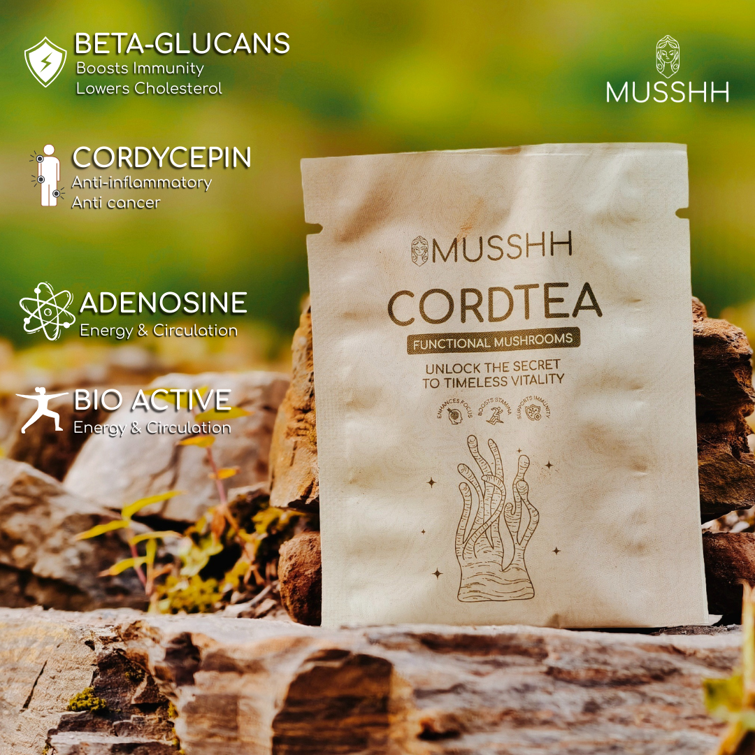 Cordtea – 100% Pure Cordyceps Militaris infused drink | 15 sachets