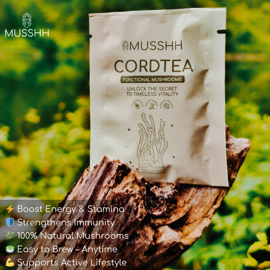 Cordtea – 100% Pure Cordyceps Militaris infused drink | 30 sachets